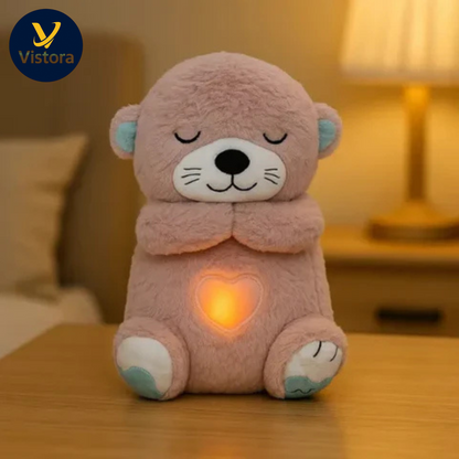 Breathing Teddy Bear with Soothing Music™ – Anxiety Relief Plush Toy for Kids & Adults - Vistora