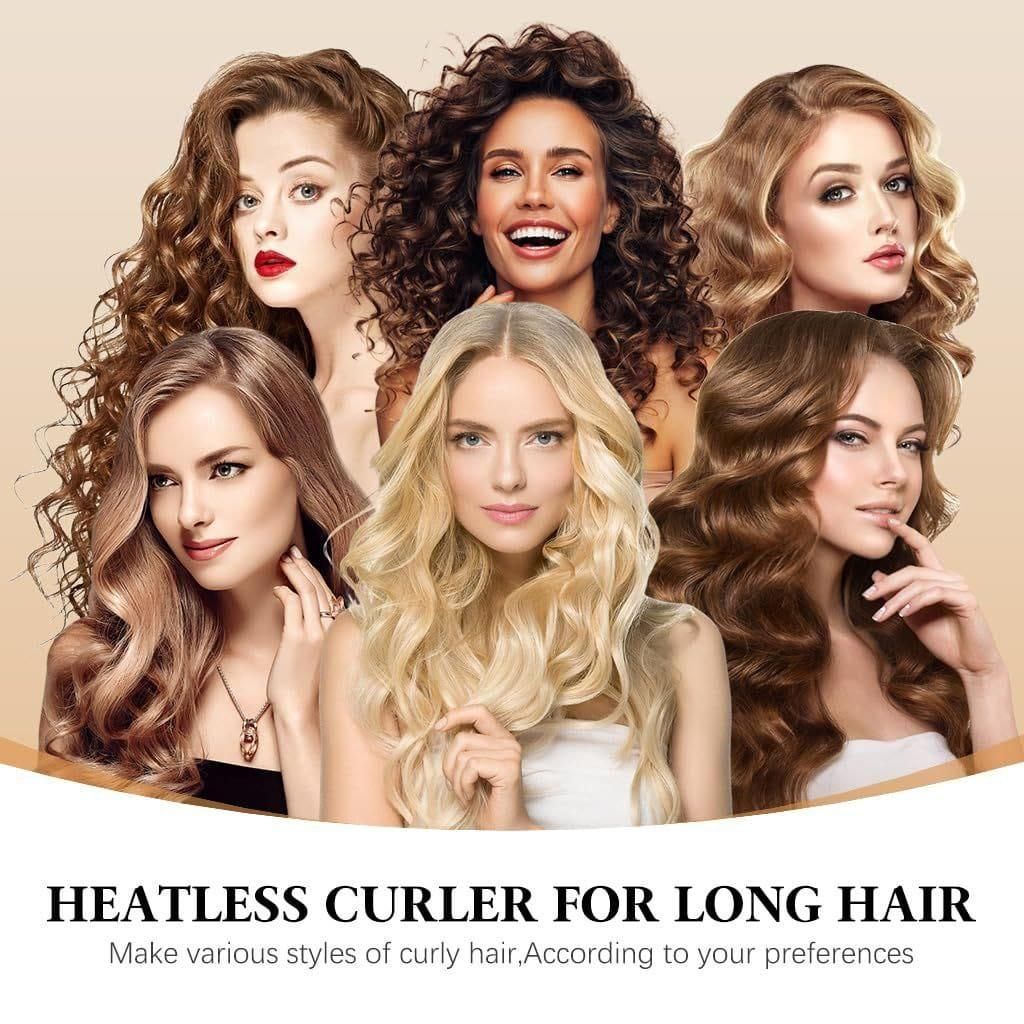 Heatless Curling Rods with Hooks (Pack of 3) - Vistora